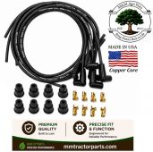 Spark plug wire set 6 Cylinder Tractor - USA Made Premium Copper Core